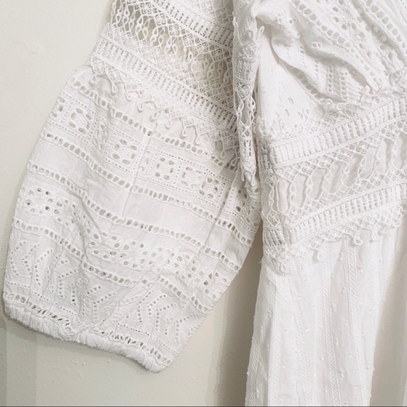 Anthropologie NWT Ebba Eyelet Midi Dress - Picture 7 of 8